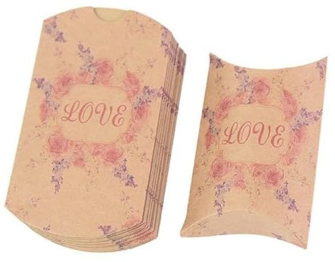 10/20/50Pcs Kraft Papier Kissen Candy Box Hochzeit Gefälligkeiten Geschenk Boxen Für Baby Dusche Geburtstag Party Geschenke Schmuck Verpackung Dekor