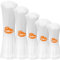 DUNSOO 1000 Piezas Bridas Plastico, Bridas Blanco 100/150/200/250/300mm, Presillas Plastico Resistente a Temperatura, Bridas para Cables Para Oficina, Hogar, Exteriores
