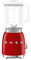 Smeg BLF03RDUK Retro 50's Style Jug Blender with Stainless Steel Blades, 4 Speed Settings and 3 Pre-set Programs, 1.5 Litre, 800W, Red