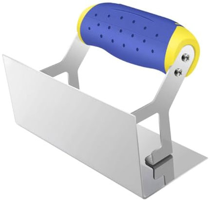 Louche à 90 degrés pour coins intérieurs et extérieurs - Outil pratique pour cloisons sèches - Outil d'angle avec truelle d'angle intérieure ergonomique et durable en acier inoxydable - Cloisons