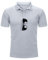 33,000ft Men's Polo Shirt - Short Sleeve T-Shirt Golf Polo Moisture Wicking Quick Drying Outdoor Sports Athletic Tennis Performance Breathable T-Shirt for Golf Tennis Work Iron Grey L