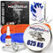 MAGFISHION Magnetfischen Set - 625 KG - Ø120mm - Neodym Magnet mit 2 Seilen, Greifhaken, Handschuhe - Magnet Fischen Angel - Ösenmagnet - Fishing Magnetangel - Magnetangeln Set