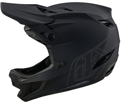 Troy Lee Designs Unisex – Erwachsene D4 Polyacrylite MTB-Helm, Schwarz, XXL