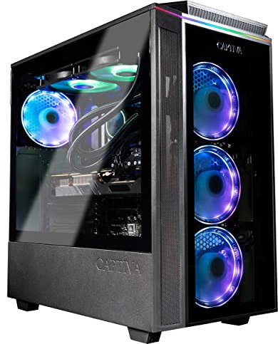 Captiva Ultimate Gaming R73-729 AMD Ryzen™ 7 7800X3D 64 GB DDR5-SDRAM 2 TB SSD NVIDIA GeForce RTX 4090 Windows 11 Home Desktop PC Nero
