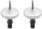 Universal-WC-Sitz-Armaturen, 2 Stück, Schnellverschluss-Scharniere, Edelstahl, WC-Sitz-Ersatz-Set mit Dehnschrauben und Schrauben, 45 mm Durchmesser