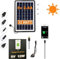 Panneau solaire USB 5 V 12 W Mini chargeur solaire portable pour téléphone portable Power Bank caméra extérieure, panneau photovoltaïque pour camping, randonnée, panneau photovoltaïque