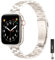 GEARYOU Metall Armband Kompatibel mit Apple Watch Armband 40mm 38mm 41mm 42mm (Series 10),Slim Edelstahlarmband Kompatibel mit iWatch Serie 10/9/8/7/6/5/4/3/2/1, SE (38mm 40mm 41mm Helles Polarstern)