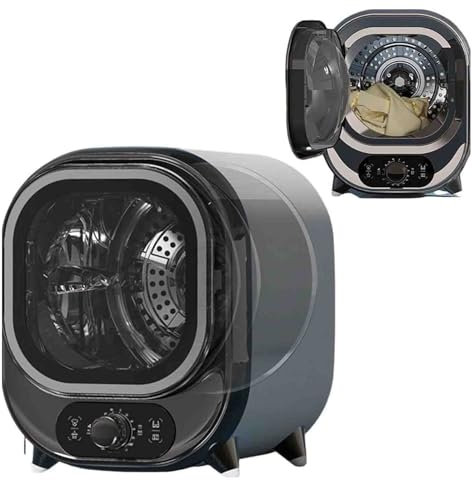 Asciugatrice a Condensatore Portatile, Asciugabiancheria Piccola, Mini Centrifuga Ventilata da 5 kg, Ideale per Montaggio su Piano di Lavoro o a Parete,004