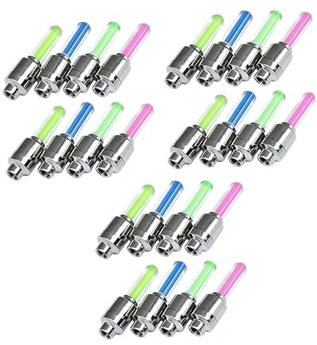 KITANDOVE STK Autokappen Licht Reifenlicht Fluoreszierende Sticks Für Autoabdeckungen Batteriebetriebene Lampe Reifen Leuchtstäbe Fahrradzubehör Rad Licht Fluoreszierende Stäbchen