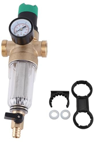 Druckregler Wasser, Wasserdruckminderer Mit Manometer Druckminderventil Wasser Druckminderer Wasser Einstellbar Druckminderer Für Wasser überdruckventil Wasser Druckminderer Wasser