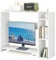 IBUYKE Desktop Bookshelf,36.8 Desktop Organizer Shelf,Wood Desk Hutch for Computer Monitor,Display Shelf for Office Home Dormitory,White TMZ008W