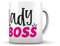 Marpimar Tazza in Ceramica per la Colazione, con Manico, con Confezione Regalo (Lady boss)