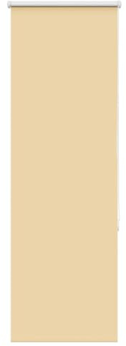 vidaXL Verdunkelungsrollo Beige 45x150cm Stoffbreite 40,7 cm Polyester, Rollo, Klemmfix, Thermorollo, Verdunklungsrollo, Klemmrollo, Fensterrollo