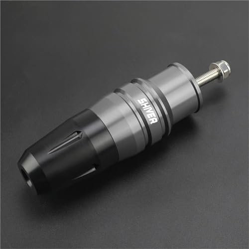 YHGGDN Sturzpads Motorrad-Auspuffschieber-Crash-Schutz Für Aprilia Shiver 750 900 Rahmenschieber-Absturzschutz Motorrad-Auspuff-Sturzpads(Titan,X-1)