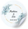 Stickers Mariage Personnalisés – Prénoms & Date – Autocollants Décoratifs pour Invitations, Cadeaux & étiquettes Décorations