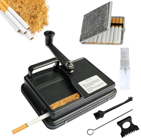 BeGrit Cigarettes de Machine φ 8mm Machine à Tuber avec étui à Cigarette Machine pour roulage de cigarettes Tubeuse Cigarette Machine à Cigarette, Machine à Bourrer, Machine à Rouler de Cigarette