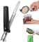 Effortless Arthritis Jar and Can for Seniors, Adjustable Can Opener, New Can Opener Manual Lid for Restaurants, Bars, Elderly, Picnics, Effortless Arthritis for Weak Hands Seniors（Black）