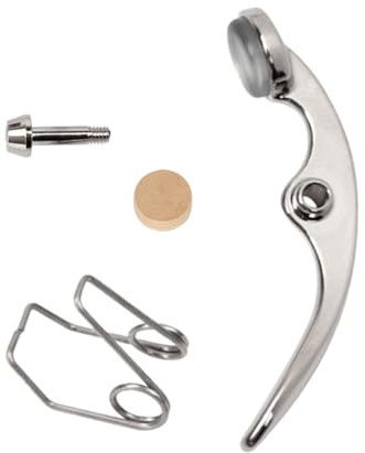 MagiDeal Trumpet Water Key Spit Valve with Spring Cork Pad Maintenance Parts Repairing Professional Portable Wind Instrument Replace, Large