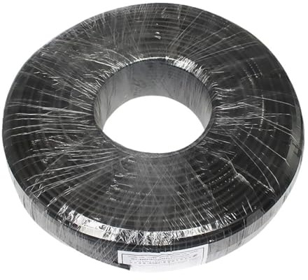 Câble solaire 1000 V, 50 mètres/lot, 6 mm², 10 AWG, homologué TUV, câble solaire PV XLPE(6MM2 50M Black)