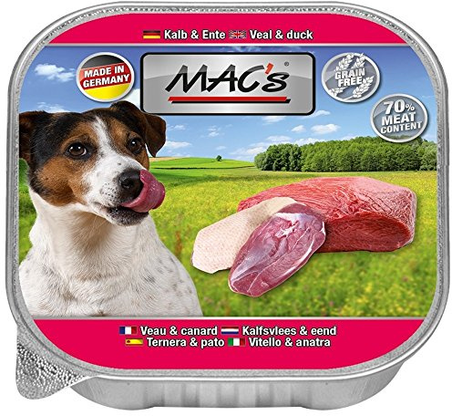 MACs Dog Kalb & Ente | 11x150g Hundenassfutter