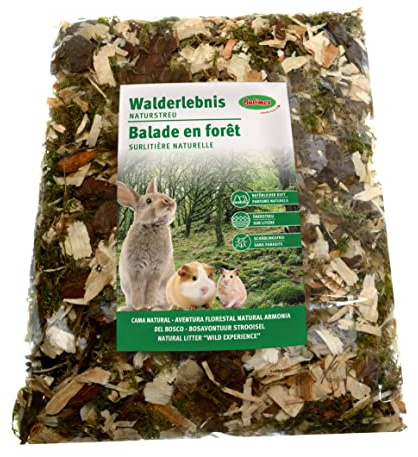 bubimex Naturstreu Wald für Kleintiere, 800 g