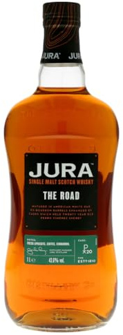 Jura THE ROAD Single Malt Scotch Whisky mit Geschenkverpackung (1 x 1 l)