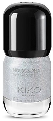 Kiko Make Up Milano Holographic Nail lacquer Nagellack Nr. 001 Silver Inhalt: 10ml Nail Polish Nagellack.