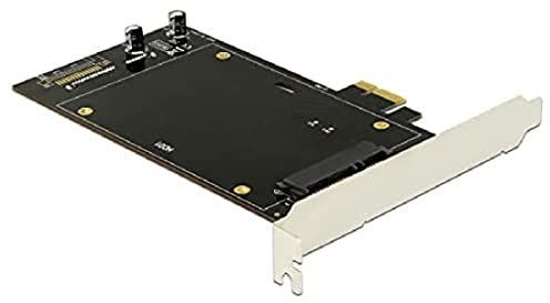 Delock TARJETA PCIE X1 para 2X SATA HDD/SSD, CONTROLADOR