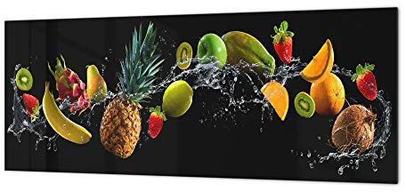 Design glass backsplash - Tempered Glass splashback Fruits&Veggies Series BBS05: