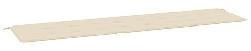 vidaXL Gartenbankauflage, Bankauflage Sitzkissen Outdoor, Polsterauflage Auflage für Gartenbank, Bankpolster Bankkissen, Beige 200x50x4cm Oxford-Gewebe