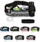 Lucky Humans Laufgürtel Sport Joggen & Laufen mit Handy-Tasche schwarz - Damen & Herren Bauch-Tasche mit Flaschen & Handy-Halterung - Trinkgürtel Running & Walking Belt - Jogging & Lauf-Tasche Zubehör
