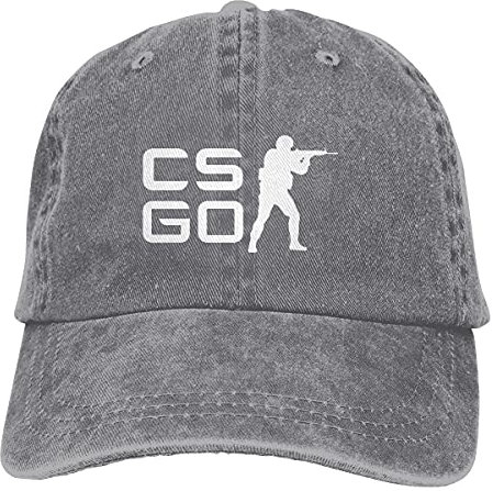 BAJIE Baseballmützen Csgo Logo Baseballmütze Cowboyhut Peaked Cap Cowboy Bebop Hüte Männer und Frauen Hüte