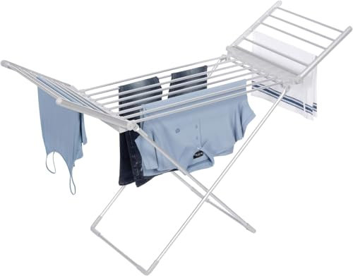 1ABOVE WINGED ELECTRIC HEATED INDOOR CLOTHERS AIRER FOLDABLE PORTABLE (1)