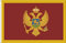 FLAGGE MONTENEGRO 90D SEIDENSATIN QUALITÄT. GRÖßE VON 150X90 CM