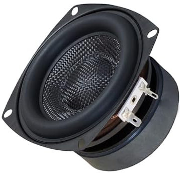 JINGERL Altoparlanti del subwoofer 40w 4 pollici 4 pollici 4ohm 8ohm Hifi Woofer Speakers Bass Bass Blackshelf Altoparlante in vetro Bacino in fibra di vetro Home Theater Fai da te