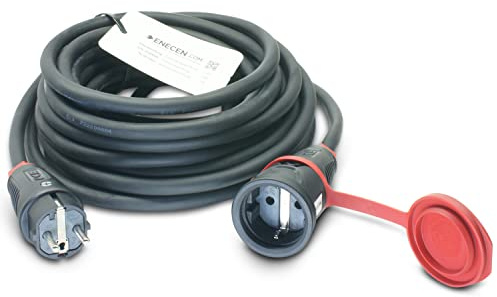ENECEN 1022202 cable de extensión 230V/16A IP44 caucho H07RN-F 3x2,5 mm² con caucho sólido ST/KU BD 2m