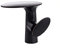 Wasserfall Wasserhahn Bad Waschtischarmatur Retro Antik Stil Messing Einhebelmischer Mischbatterie Mit Kaltes Und Heißes Wasser Vorhanden, Waschbecken Armatur, Schwarz