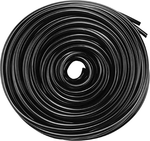 Vklopdsh Misuratore di 30M 1/4 pollice Tubo di distribuzione in bianco Tubo di irrigazione per tubi di irrigazione da giardino