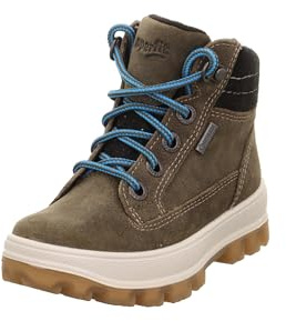 Superfit Jungen Tedd Schneestiefel, Grün 7000, 34 EU Schmal