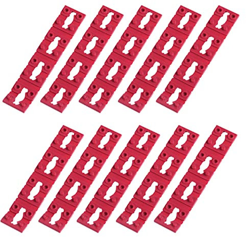 40pcs Switch Receptacle Spacers, Electrical Socket Spacers for Electrical Box, Electrical Outlet Spacers Shims Twist-Apart Spacers Red Plastic Gaskets for Electrical Boxes