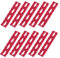 40pcs Switch Receptacle Spacers, Electrical Socket Spacers for Electrical Box, Electrical Outlet Spacers Shims Twist-Apart Spacers Red Plastic Gaskets for Electrical Boxes