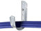 Xadnitu Cable Support J Hook, 1 5/16 Heavy Duty Metal Wire Cable Support J-Hook Hangers for Attaching Wall Mounting to Vertical Surfaces (25 Pack)