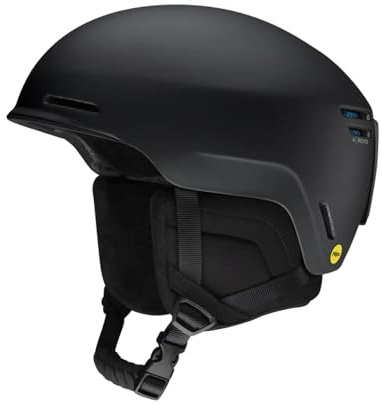 SMITH Method Helmet – Adult Snowsports Helmet with Round Contour Fit, MIPS Technology, Zonal Koroyd Coverage – Lightweight Protection for Skiing & Snowboarding – for Men & Women – Matte Black, Small