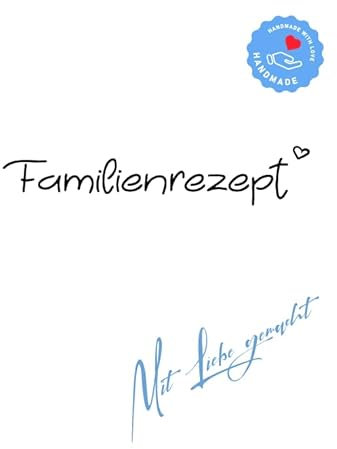 Stempel -Textstempel - Familienrezept