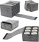 Plate and Cup Storage, Camping Kitchen Accessories Organizer, Plate and Cup Organizer for Motorhome/Caravan/Mobile Home/Camping/Kitchen, Set of 2