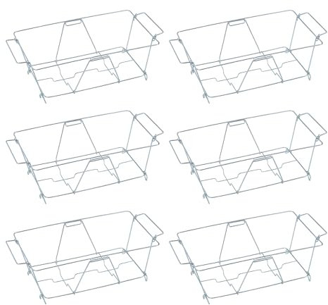 Sterno Chafing Dish Wire Rack, 6-Pack, Silver