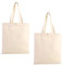 YWKJDDM Baumwolltasche, 2 Stück Jutebeutel Hochwertige Stoffbeutel, Langen Henkeln Canvas Tote Bag Aesthetic Stofftasche, Wiederverwendbare Stoffbeutel Einkaufstasche für Damen Büro Alltag (35x40cm)
