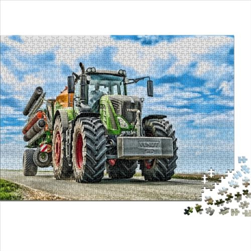 Puzzle für Erwachsene 500 Teile Puzzle Traktor Puzzle für Erwachsene Kinder Holzpuzzle Lernspielzeug 500 Teile (52 x 38 cm)