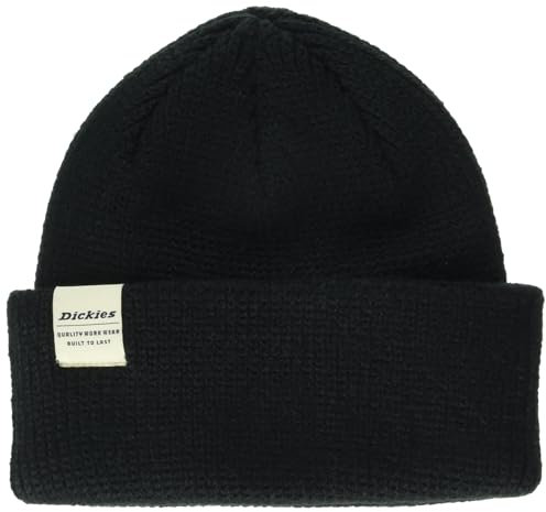 Dickies Herren Thick Knit Beanie-Mütze, Schwarz, Einheitsgröße