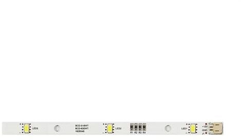 LOTOAK Freezer Refrigerator LED Strip Light Bar Compatible with HISENSE/RONGSHENG E349766 MDDZ-162A 1629348 DC12V 2W HCDM415LC